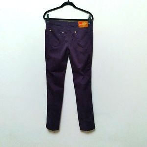 LOVE MOSCHINO Purple Straight Pants, size 31